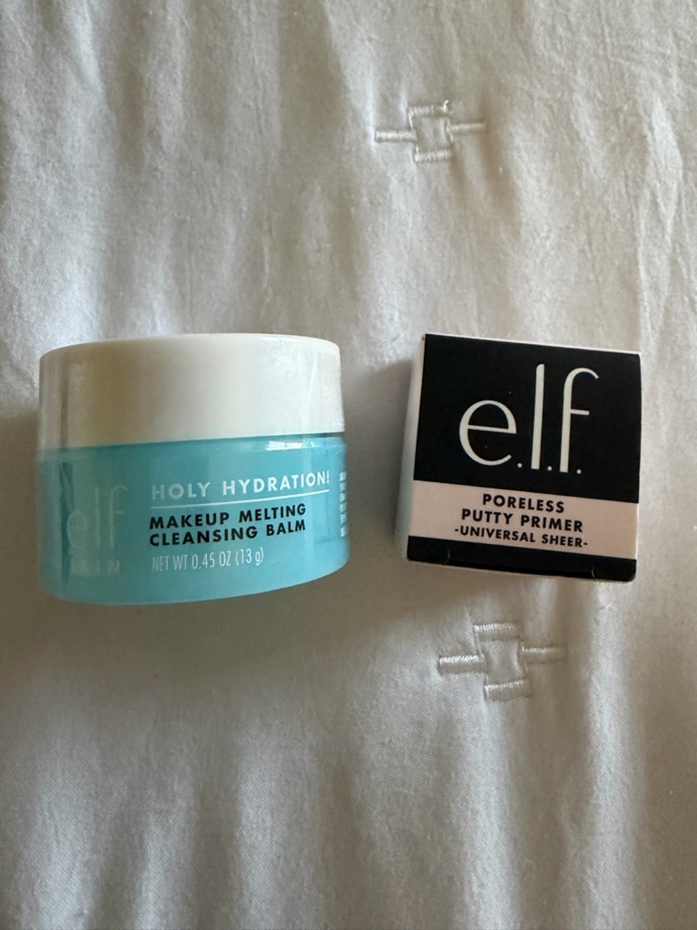Brand New Elf Poreless Putty Primer/Makeup Cleansing Melting Balm Deluxe Sample